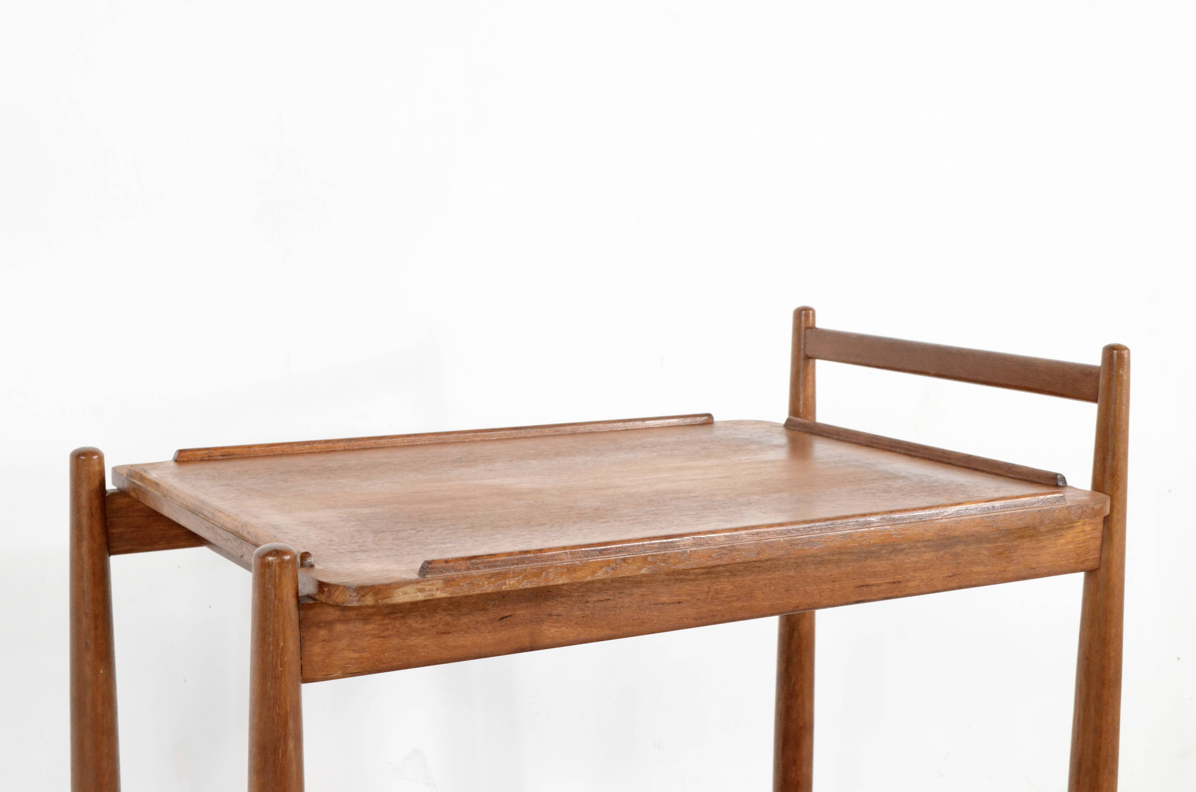 Midcentury White & Newton Teak Cocktail Drinks Trolley / Hostess. Vintage M