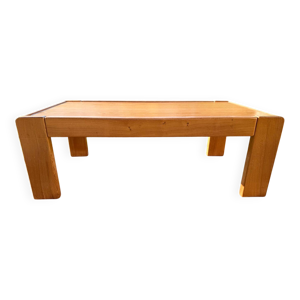 Table basse en orme massif