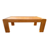 Table basse en orme massif