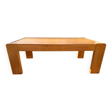 Table basse en orme massif