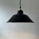 30 cm antique enamel industrial suspension