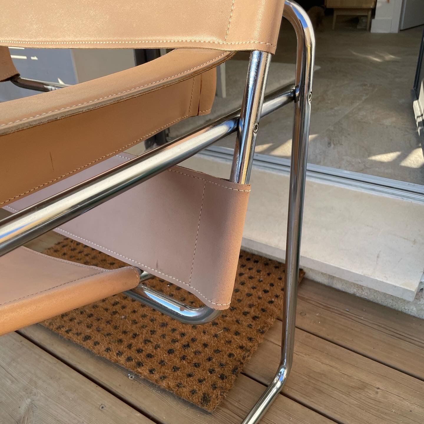 Pair of Wassily armchairs by Marcel Breuer