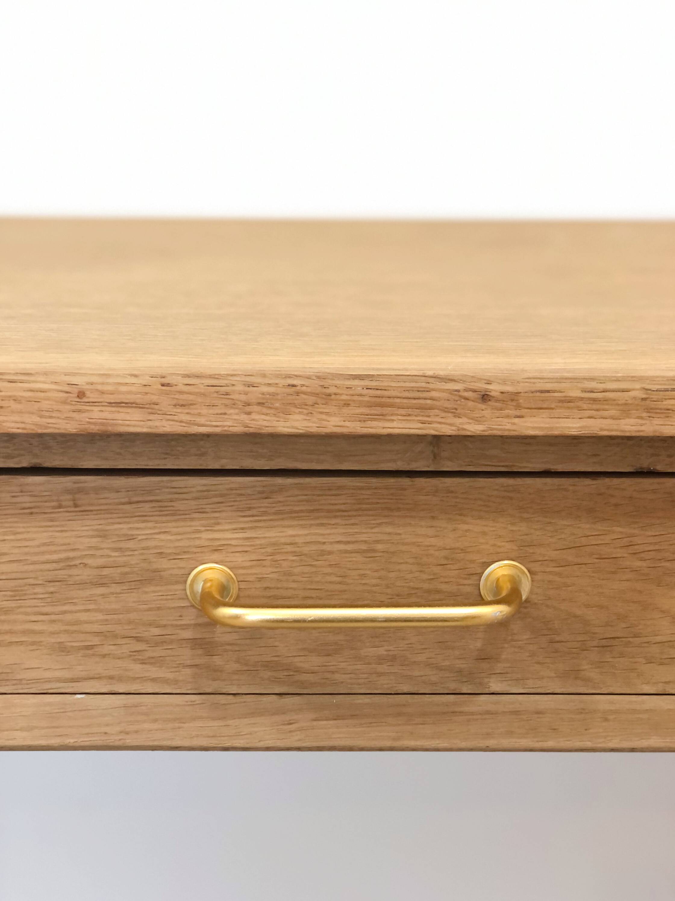 Vintage desk, in solid oak