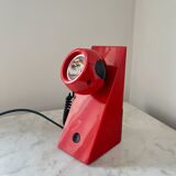 Vintage Space Age Red Magnetic Table Lamp by Brilliant Leuchten AG, Germany