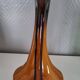 Poët-Laval vase with caramel brown enamel