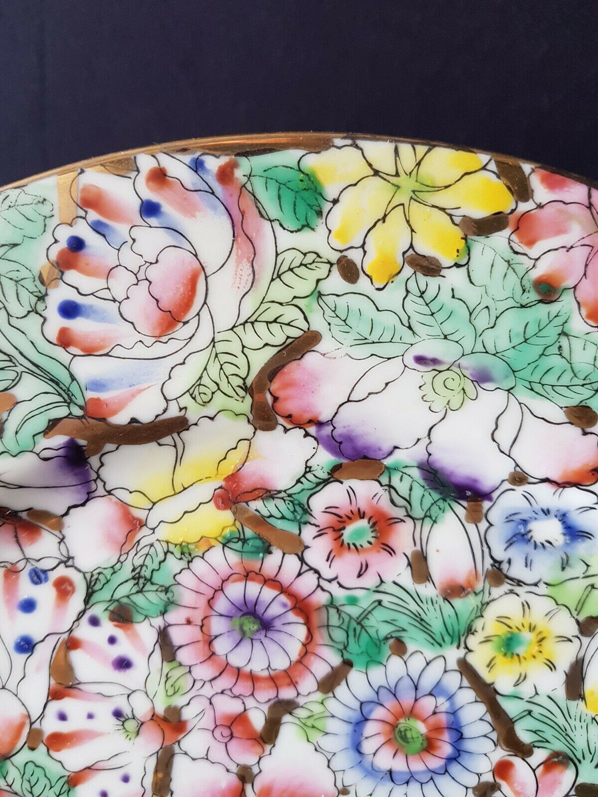 Chinese decorative flat plate Imari