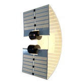 Applique Fidia par Mario Botta pour Artemide, 1980