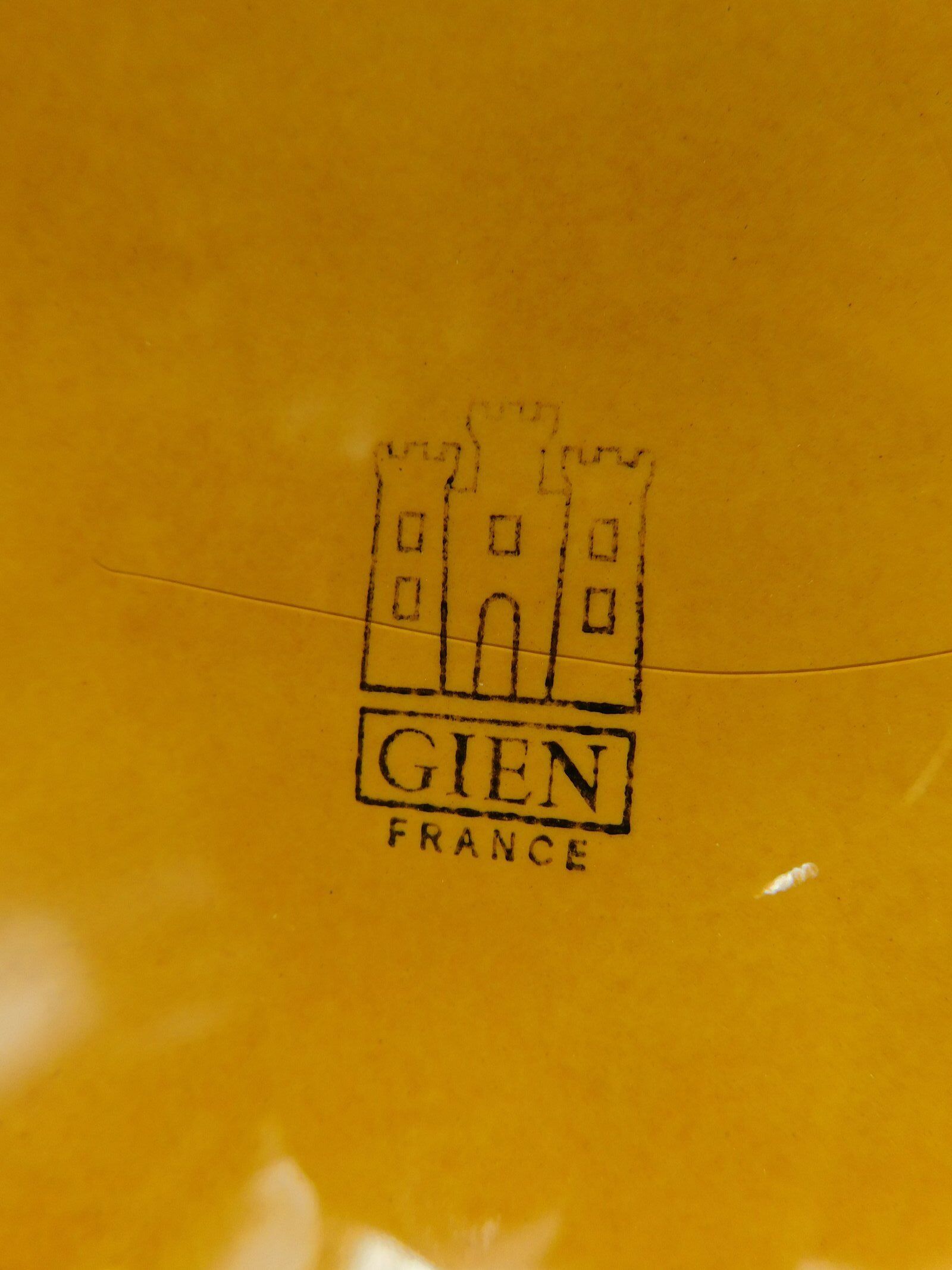 Gien ceramic servant with autumn decoration - 2 floors