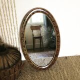 Old oval mirror