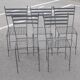 Wrought iron folding chairs