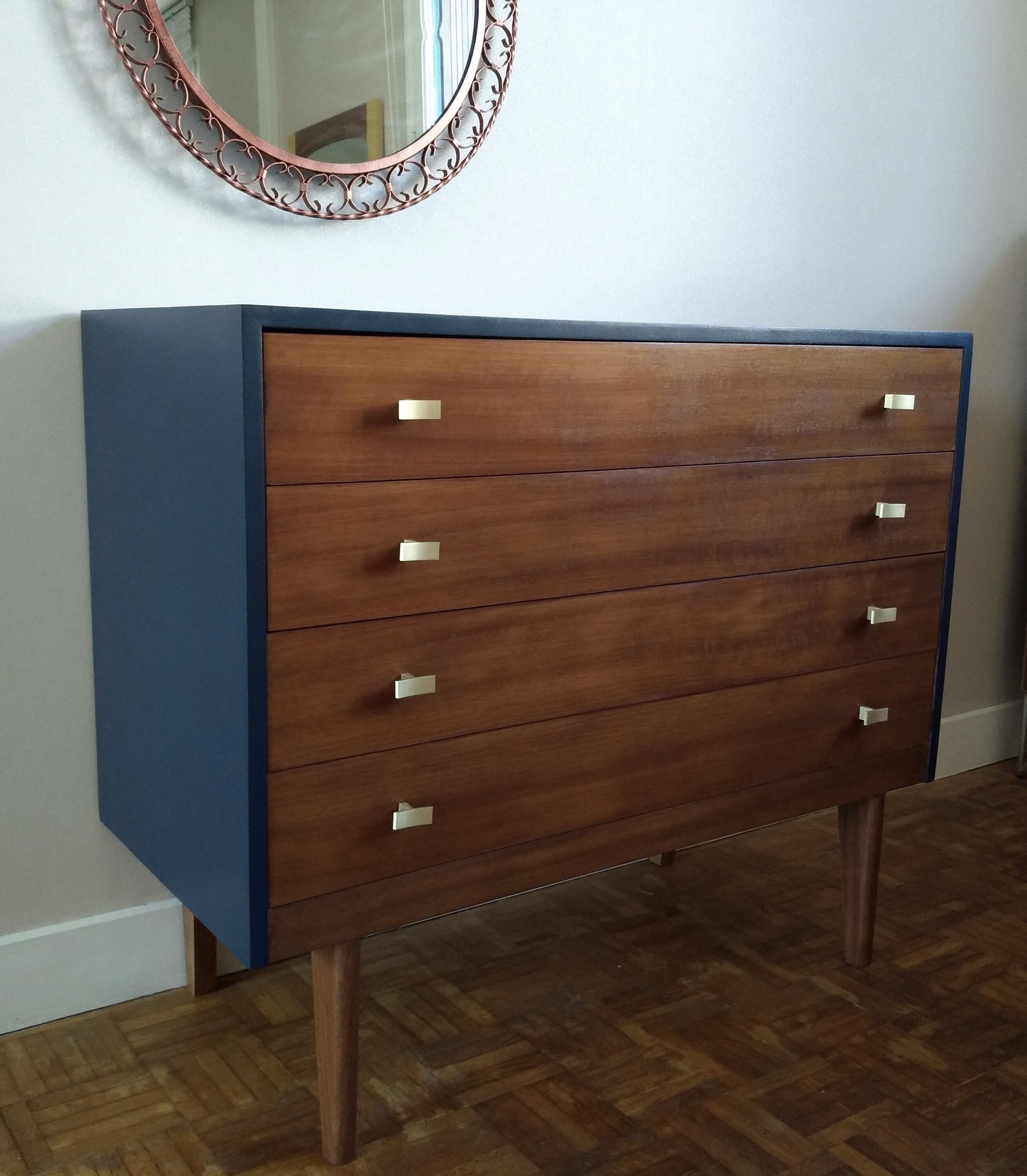 Blue night scandinavian dresser