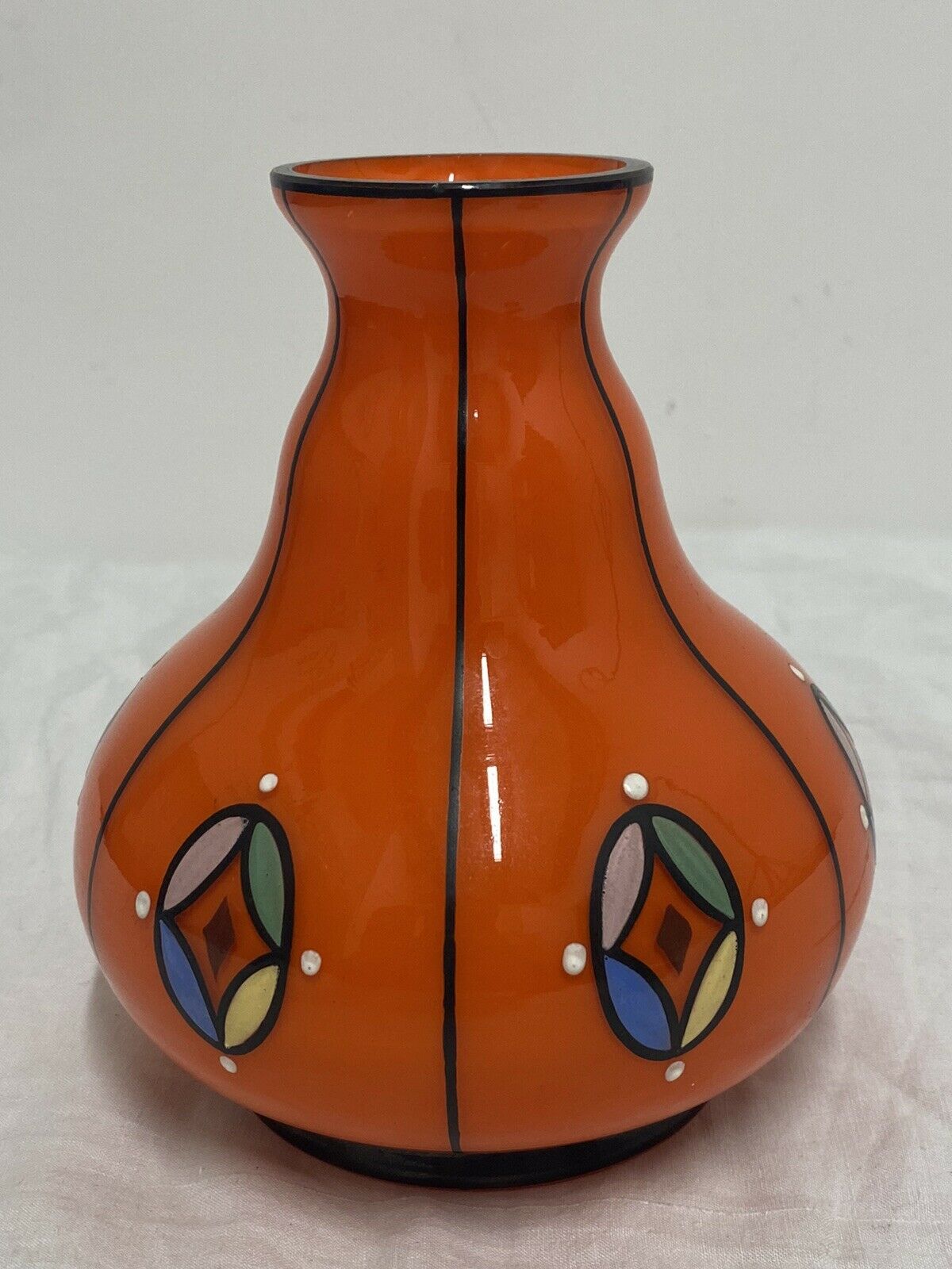 Vase Tango by Michael Powolny for Loetz glass period secession year 1915