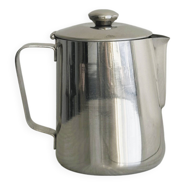 Pot à lait, carafe en inox brillant