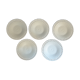 Suite of 5 openwork dessert plates