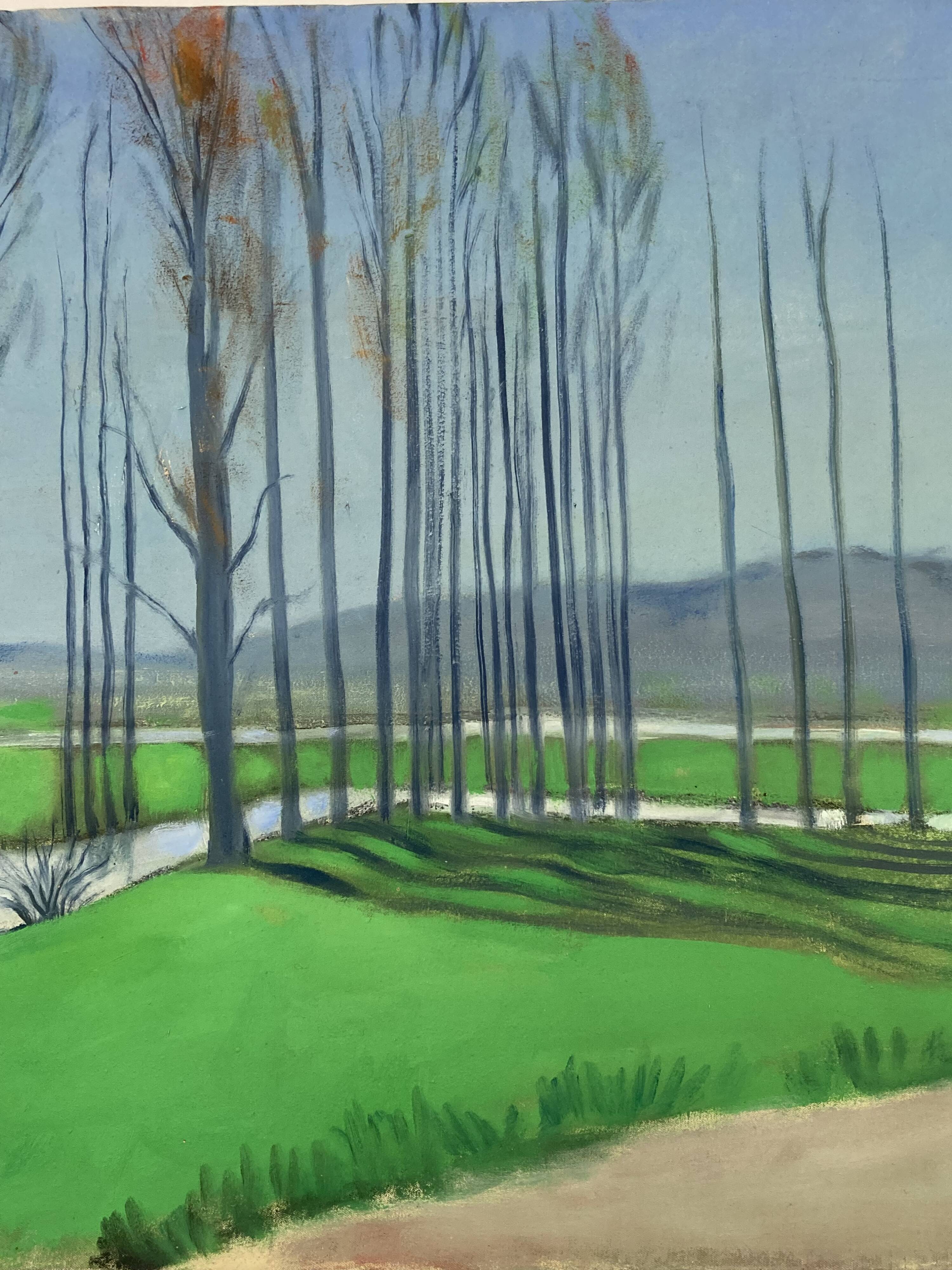 Large landscape on canvas 1.25m x 0.57m
