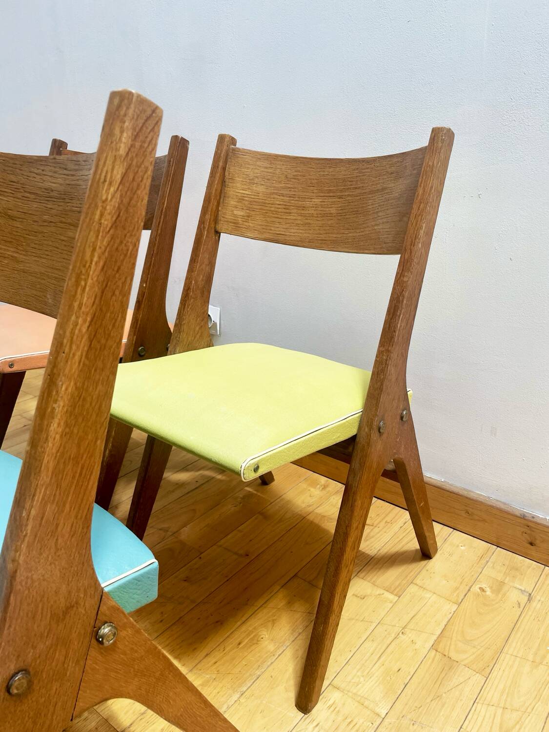 Set of 4 chairs by René-Jean Caillette