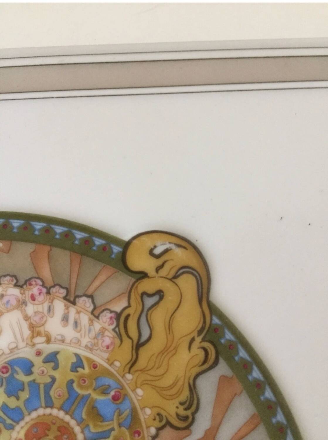 Alfons Mucha Hutschenreuther Porcelain Plaque