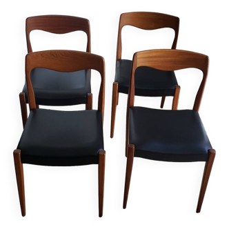 Ensemble de 4 chaises style scandinave