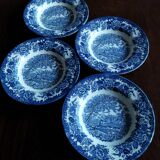 4 Lunéville "English Style" soup plates