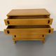 Vintage chest of drawers with 5 drawers in light wood, French design from the 60s/70s.