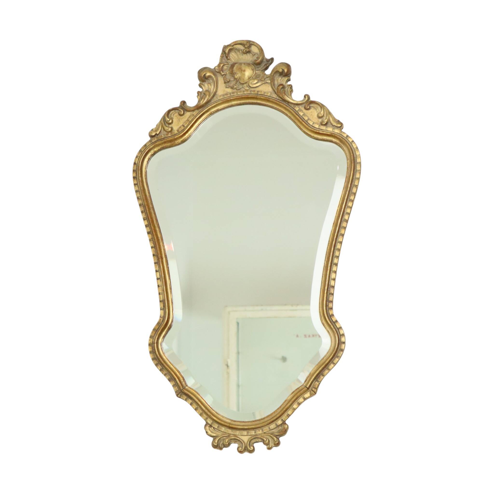 Classic Facet Cut Gold Leaf Mirror Deknudt 75cm