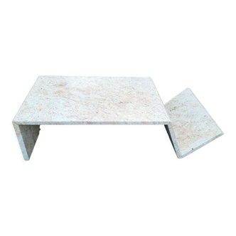 Marble coffee table