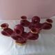 Lot of two old encemic candlesticks