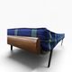 Vintage "Cleopatra" bench by Dick Cordemeijer for Aupin