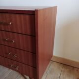 Commode scandinave pied compas