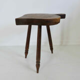 Wooden "ace" tripod stool from the 50s 60s