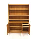 Scandinavian elm bookcase, Swedish modern, Sweden, 1940