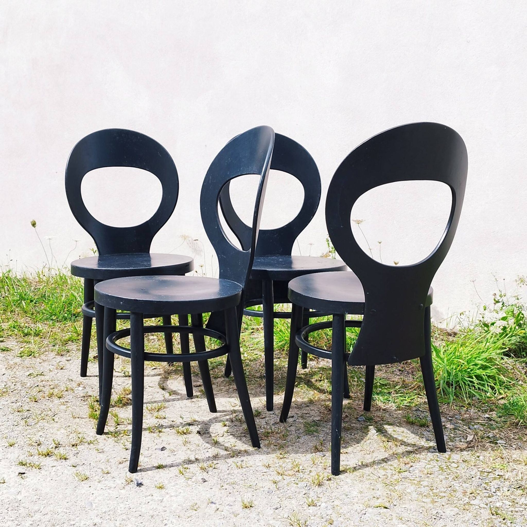 Serie de 4 chaises modèle Baumann