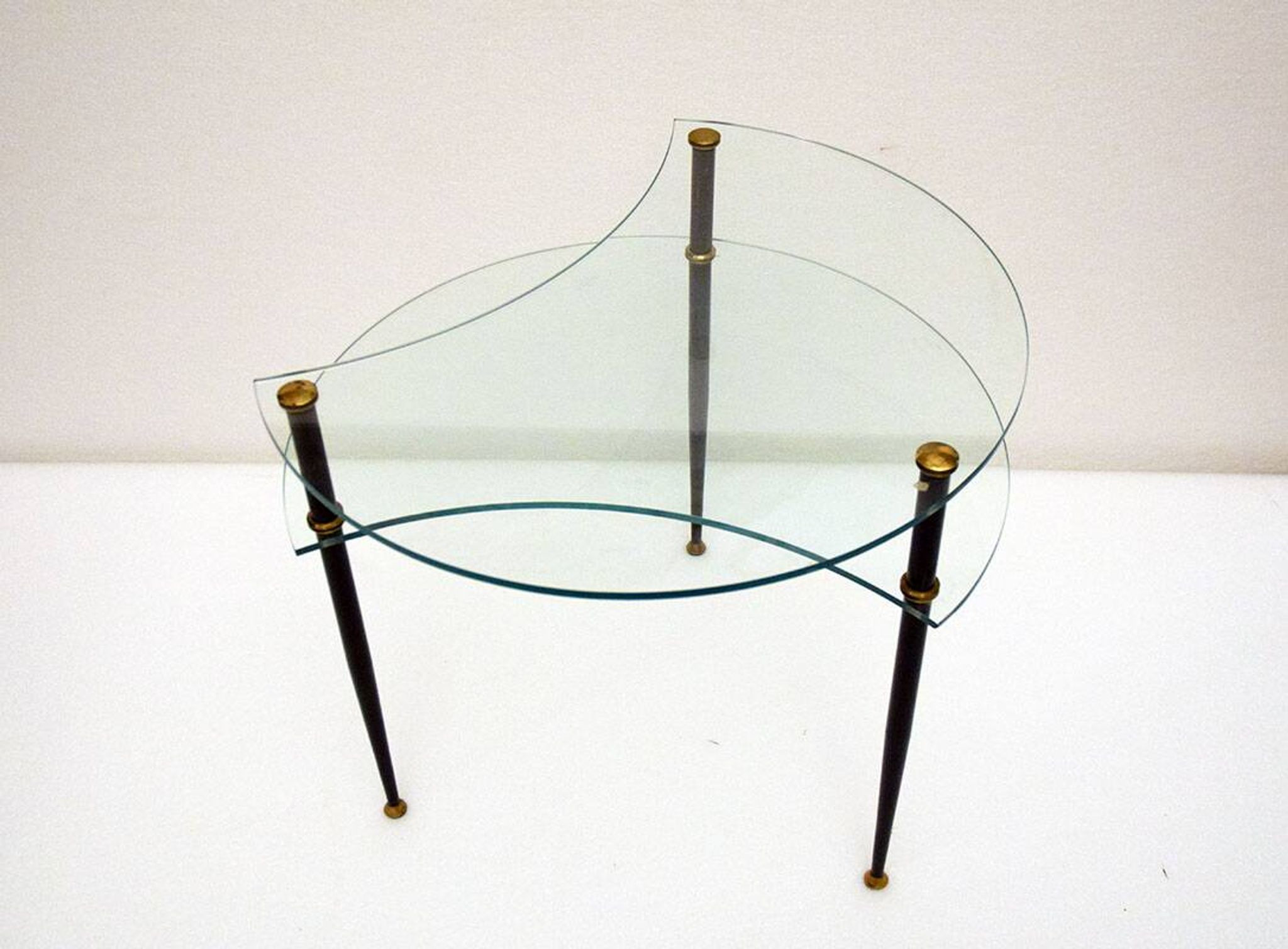 Edoardo Poli asymmetrical coffee table for Vitrex, 196