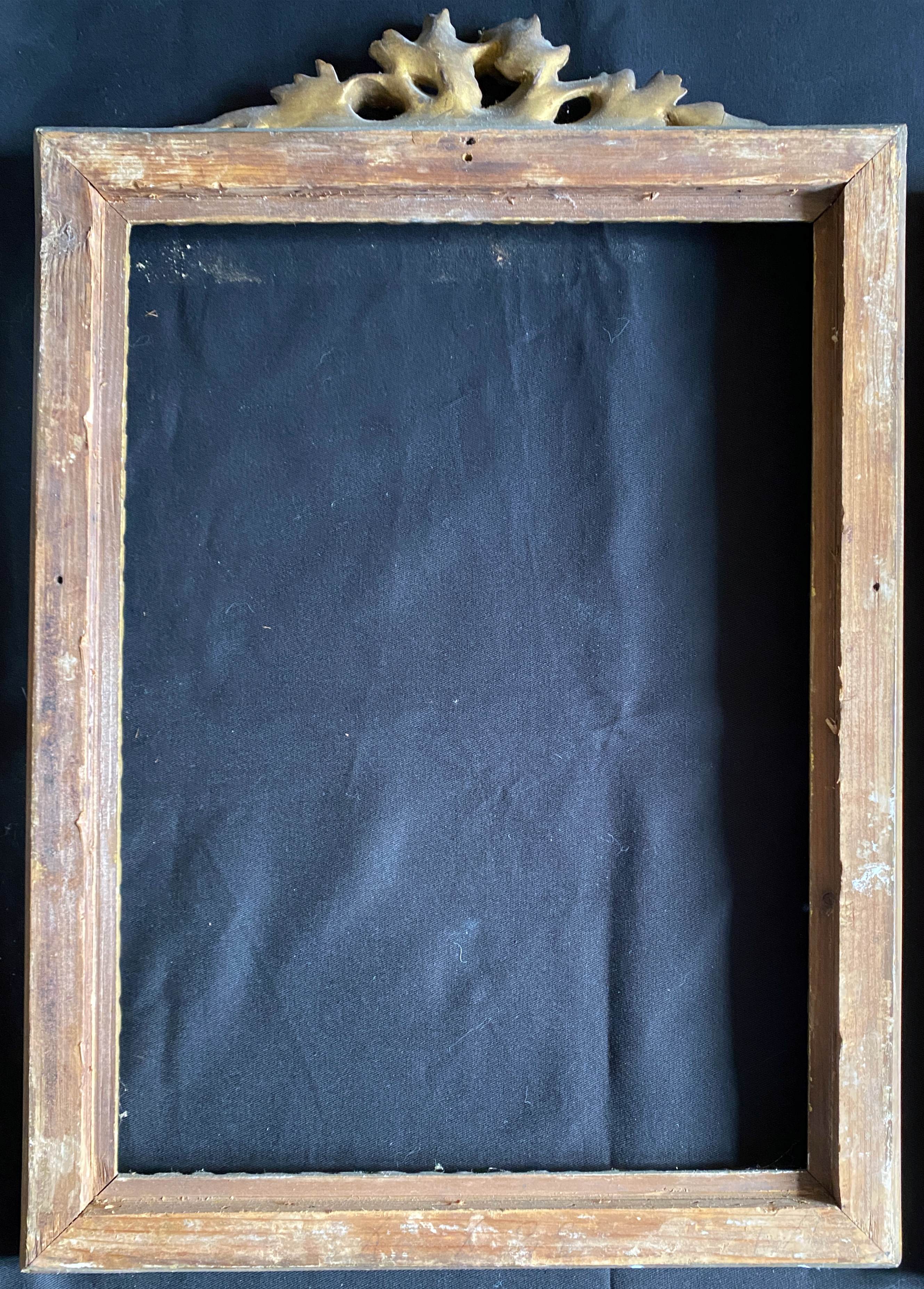 Frames (x2) XIX° - 35 / 51 cm / frame of 29.2 / 39.7 cm foliage 1 cm