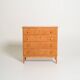 Commode en bouleau scandinave, années 1950