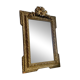 Antique mirror pediment