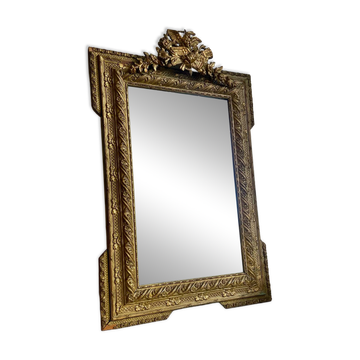 Miroir ancien fronton
