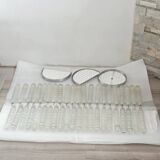 Set of Murano glass light fixtures by Venini 1970s