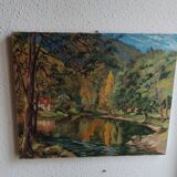 Oil on canvas by "M.Bélaÿ"