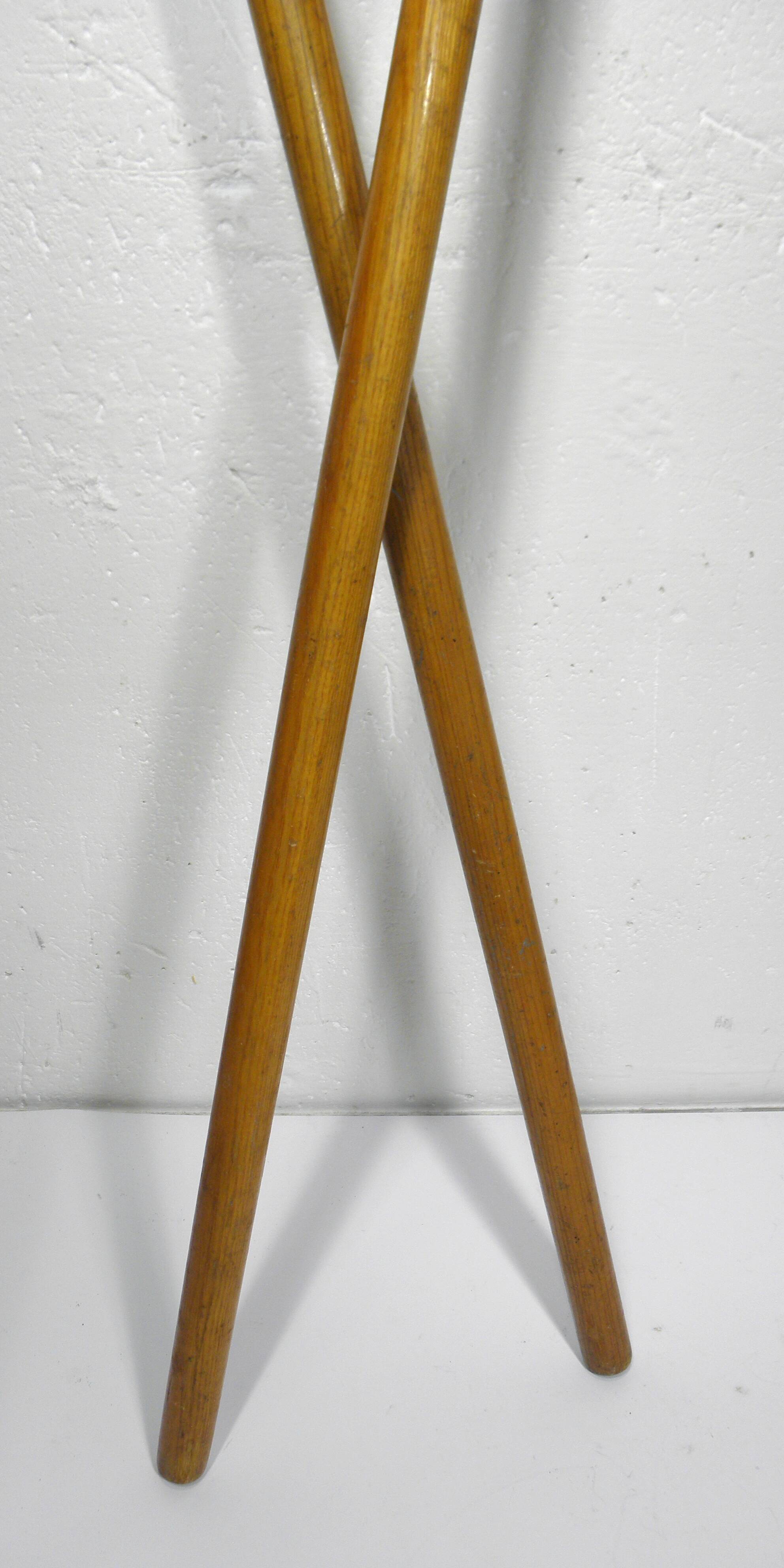 Pair of wooden oars