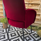 Velvet armchair