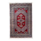 Tapis vintage fait main Boukhara ouzbek – 98 cm x 156 cm