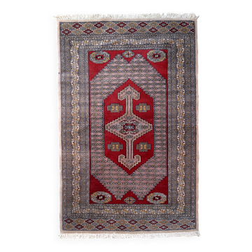 Tapis vintage fait main Boukhara ouzbek – 98 cm x 156 cm
