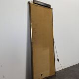 Nickel-plated bronze triptych mirror from the early 20th century.