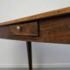 Large rustic farmhouse dining table from the French 19th century, in old elm