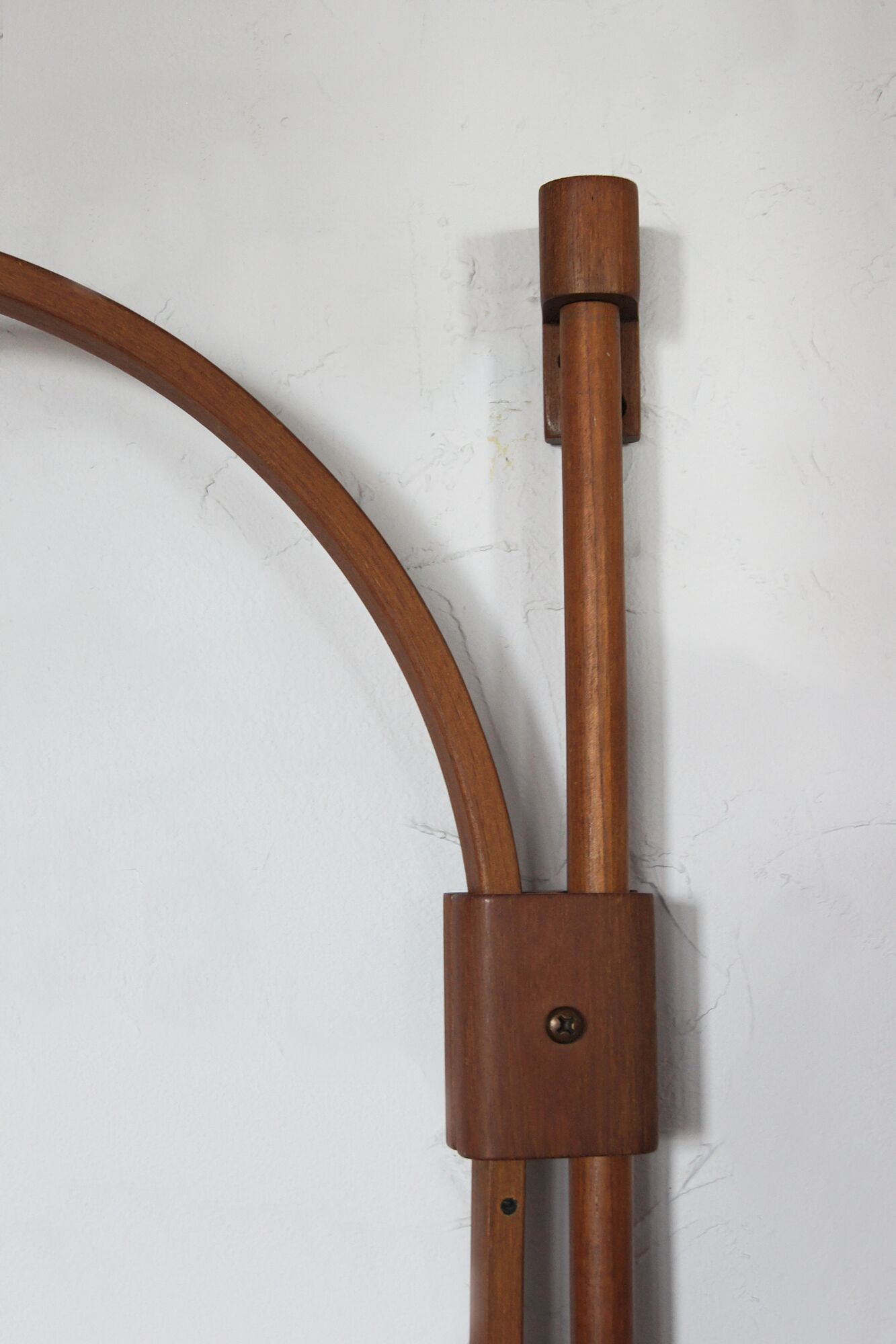 Adjustable Teak Wall Lamp from Domus, 1970s