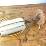 Vintage rattan lamp