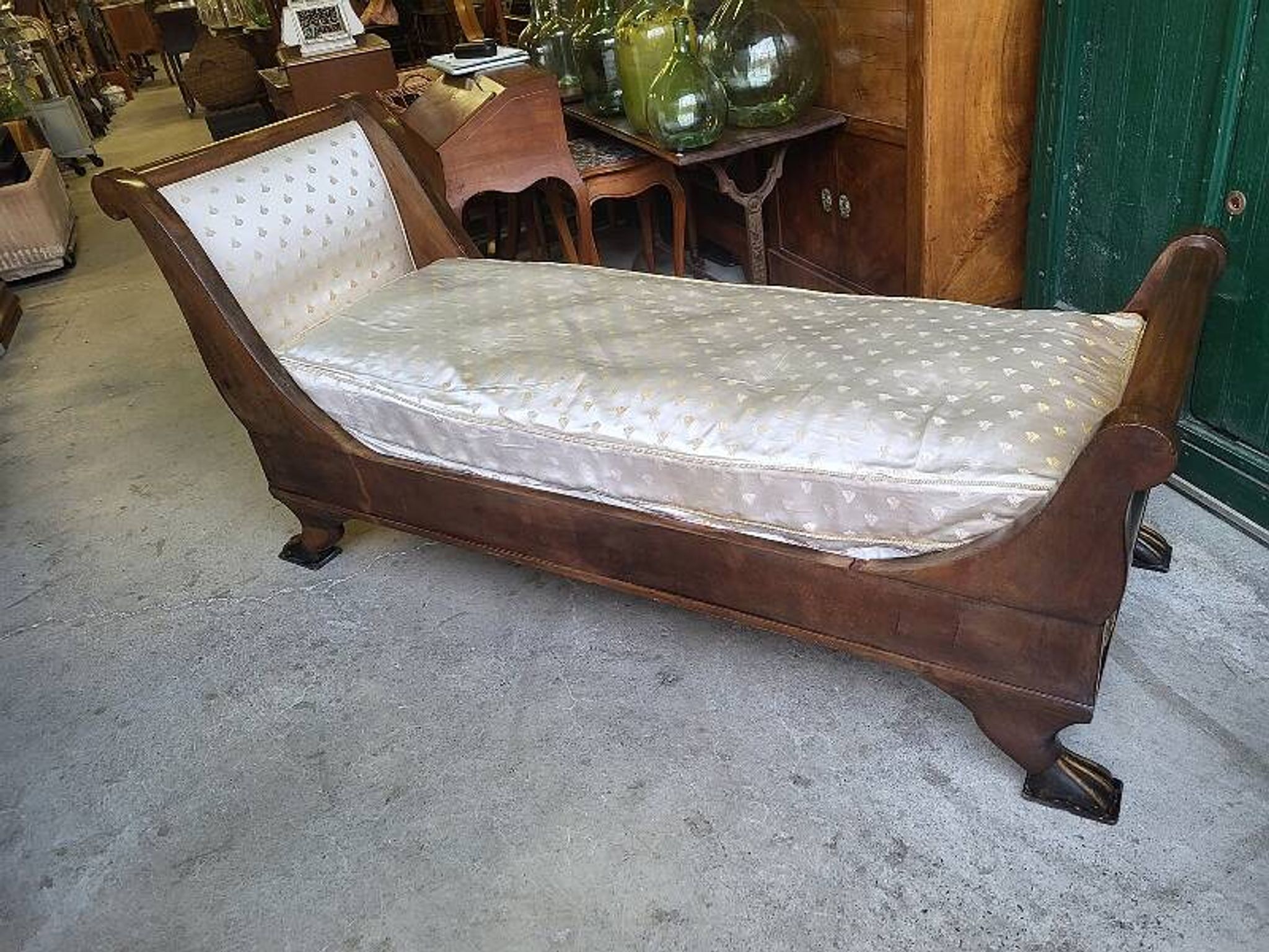 bench sofa bed 19th century empire daytime