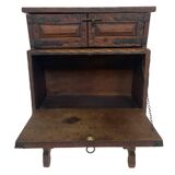 Vintage brutalist spanish wall cabinet cupboard design