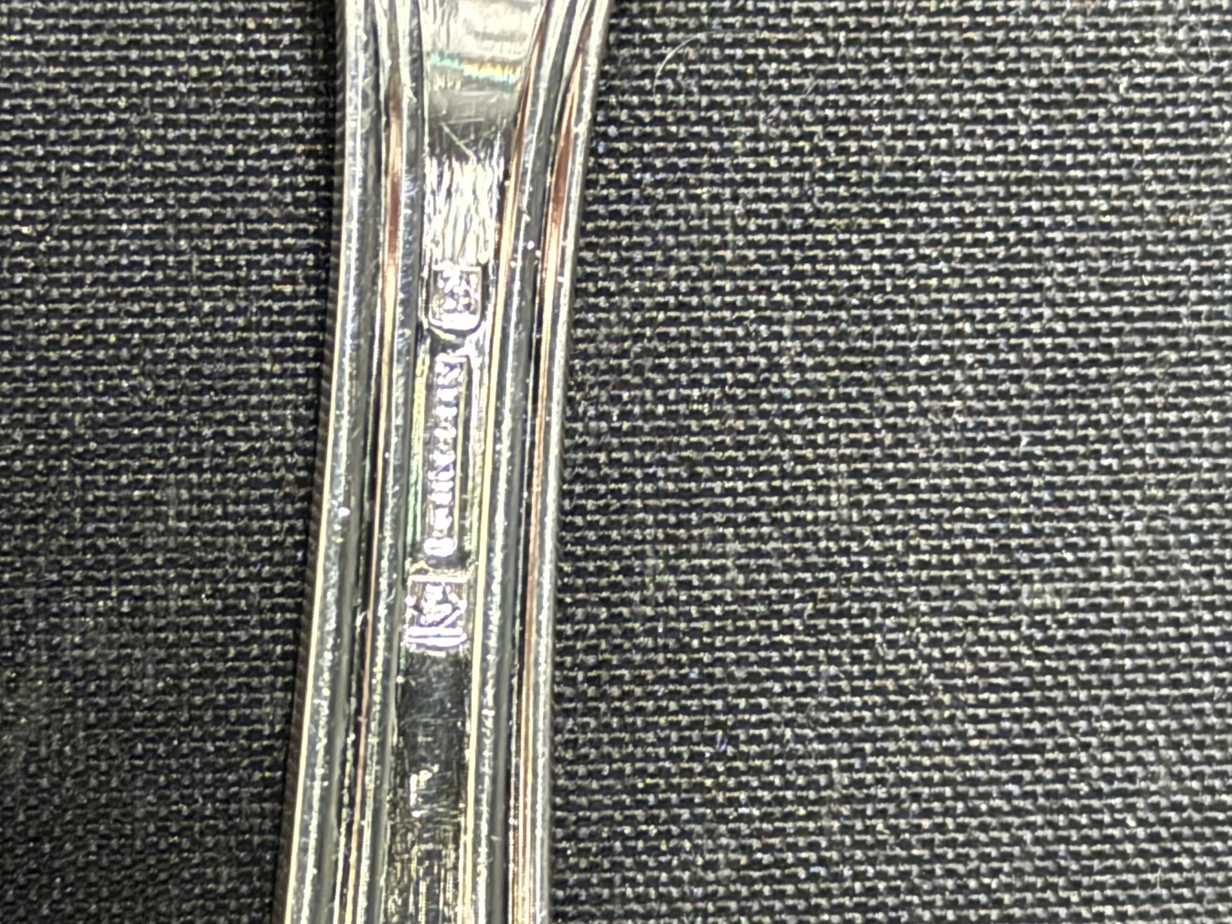 Alfenide 37-piece cutlery set for Christofle Saturne model